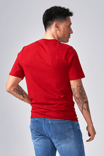 Organic Basic T-shirt - Red
