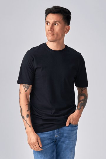 Organic Basic T-shirt - Dark Navy