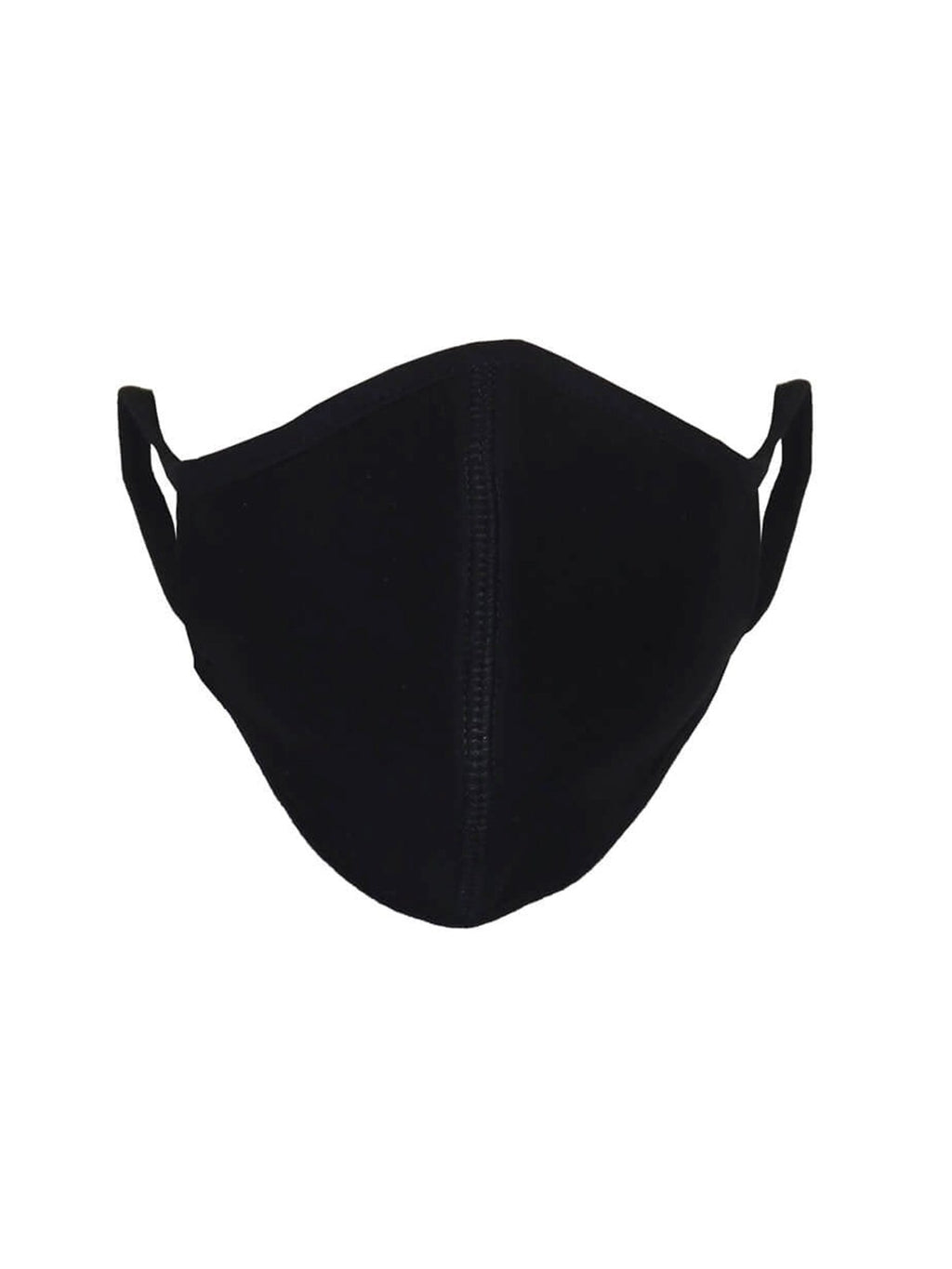 10 pcs. Fabric mask with 3 layers - Black (organic cotton)