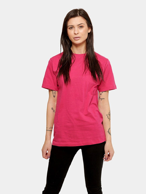 Oversized t-shirt - Pink - TeeShoppen - Pink