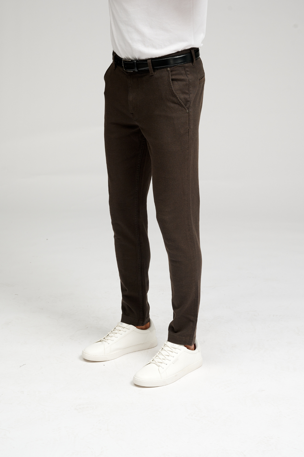 Performance Structure Trousers - Dark Brown
