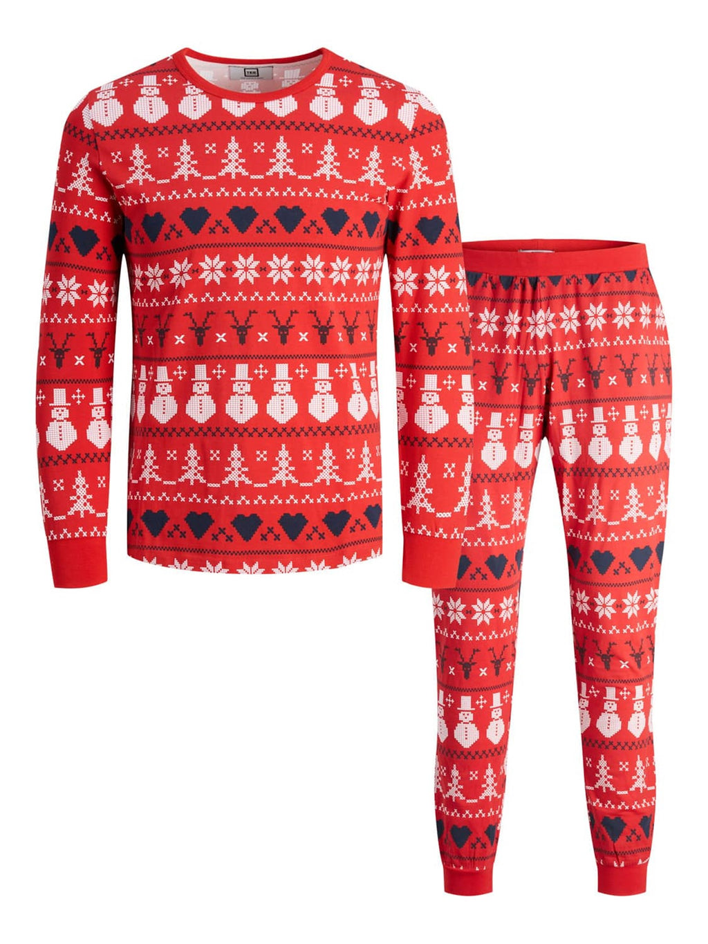 Snowflake Junior Pyjamas - Red