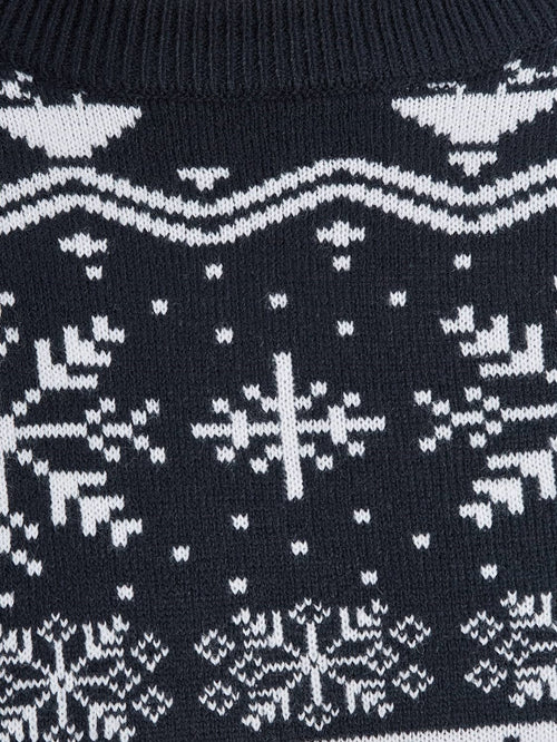 Tori Christmas knit - Navy - TeeShoppen - Blue