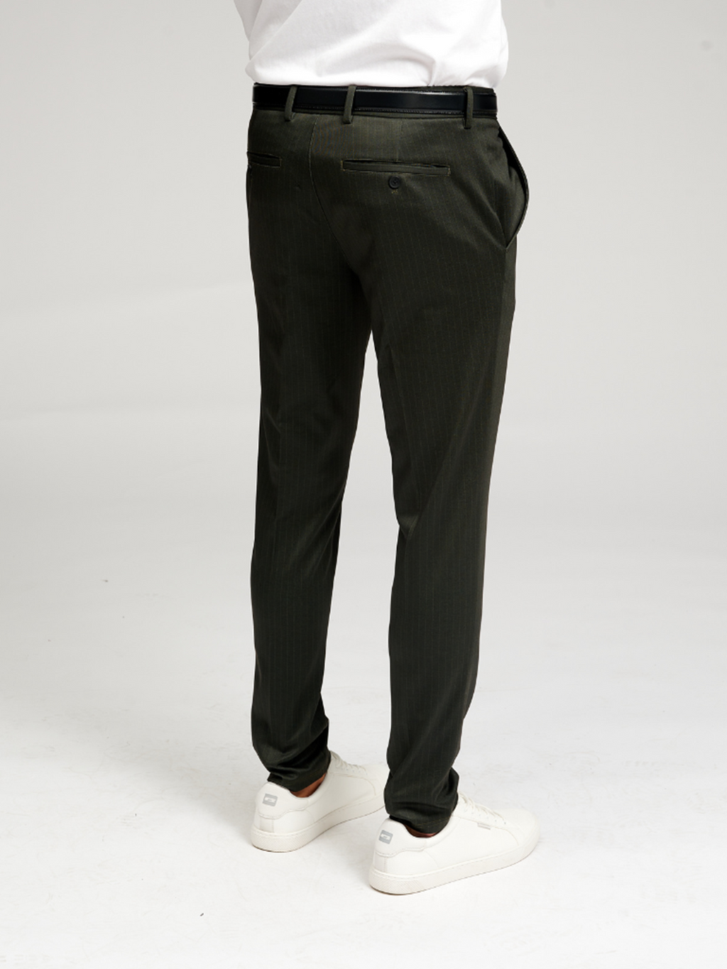 Performance Pants - Dark Green Striped (Limited)