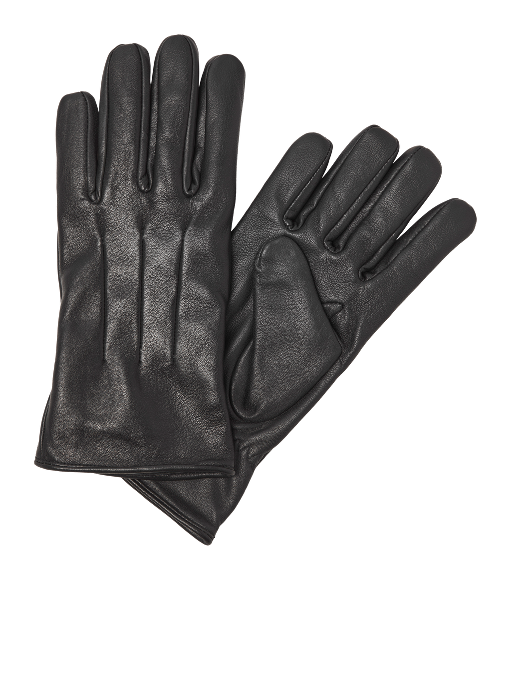 Classic Leather Gloves - Black