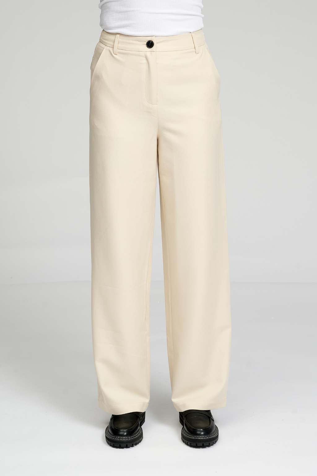Classic Suit Trousers - Beige