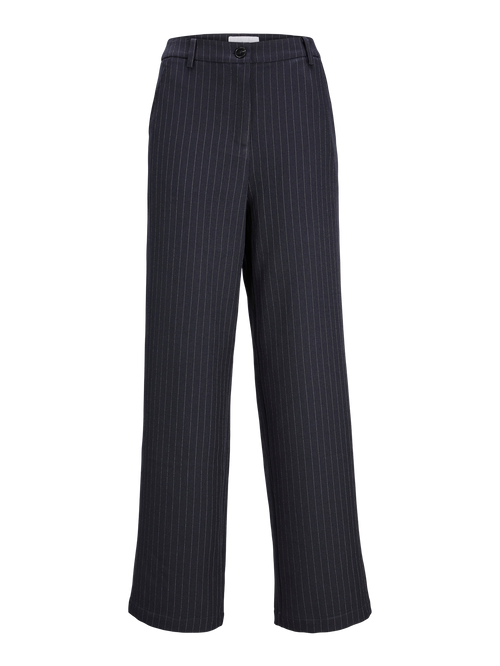 Classic Suit Trousers - Navy Pinstripe - TeeShoppen - Blue