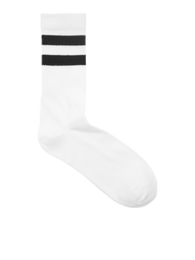 Sports Socks 5 pcs - White/Black