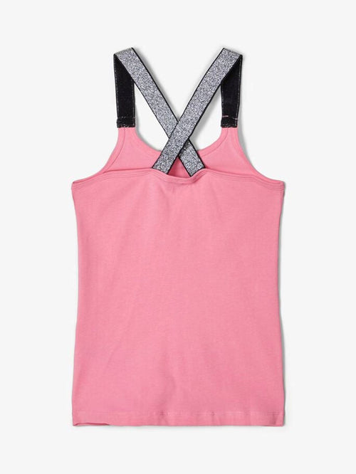 Top with glitter details - Pink - Name It - Pink