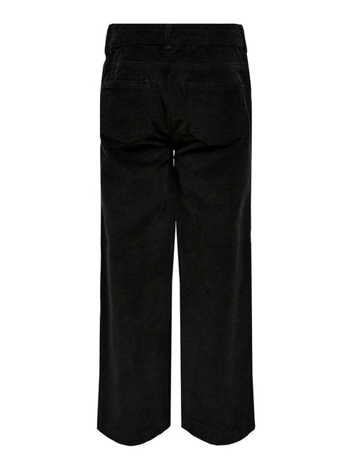 Vera Cord Wide Trousers - Black - Kids Only - Black