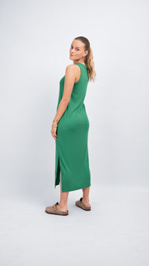 Line Summer Dress - Green Bee
