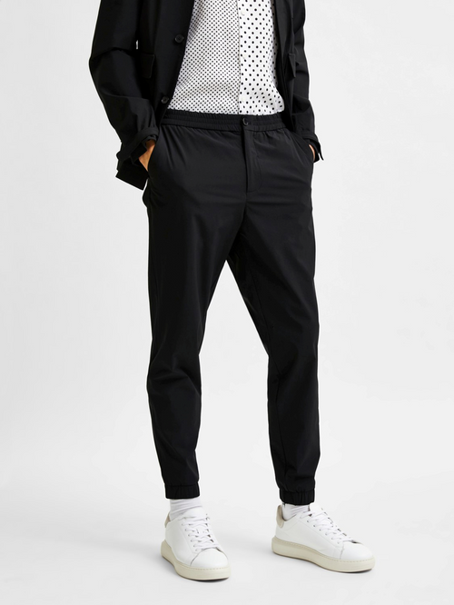 Slim Pharo Trousers - Black - Selected Homme - Black