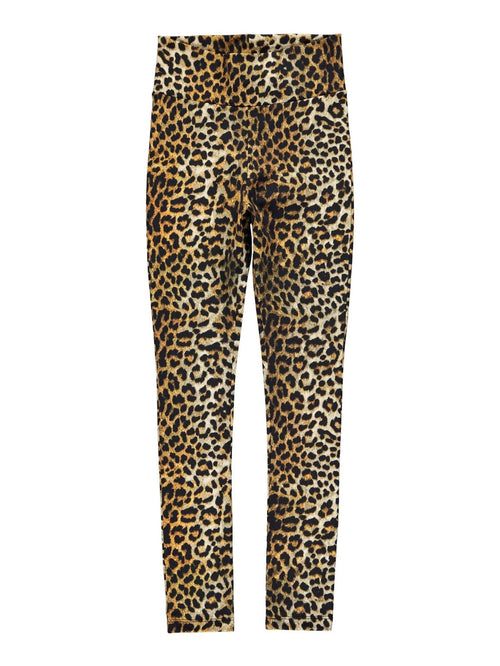 Patterned leggings - Leopard - Name It - Black