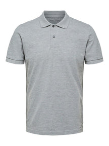Organic polo shirt - Grey