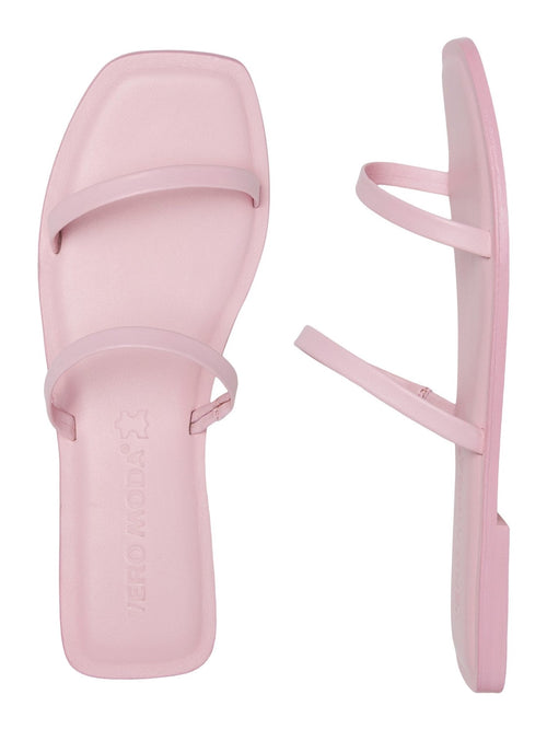 Leather Sandals - Roseate Spoonbill - Vero Moda - Pink