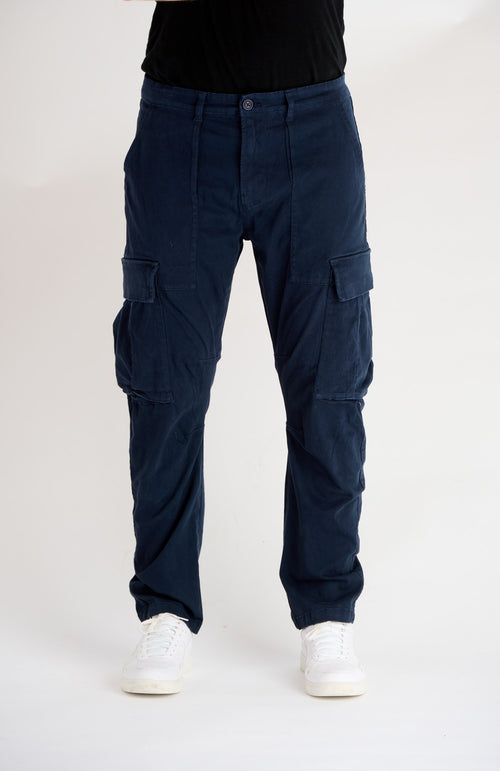 Rando Cargo Pants - Navy - INDICODE - Blue