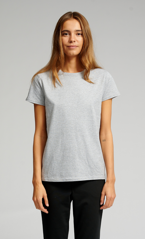 Basic T-shirt - Oxford Grey - TeeShoppen - Grey