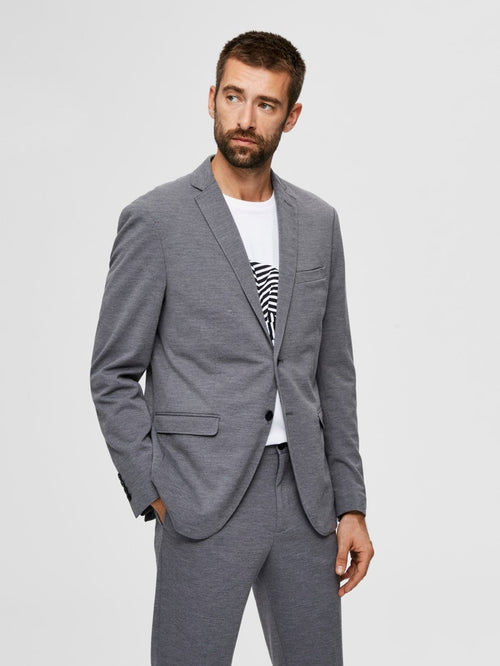 Flex Blazer - Grey - Selected Homme - Grey