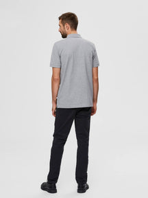 Organic polo shirt - Grey
