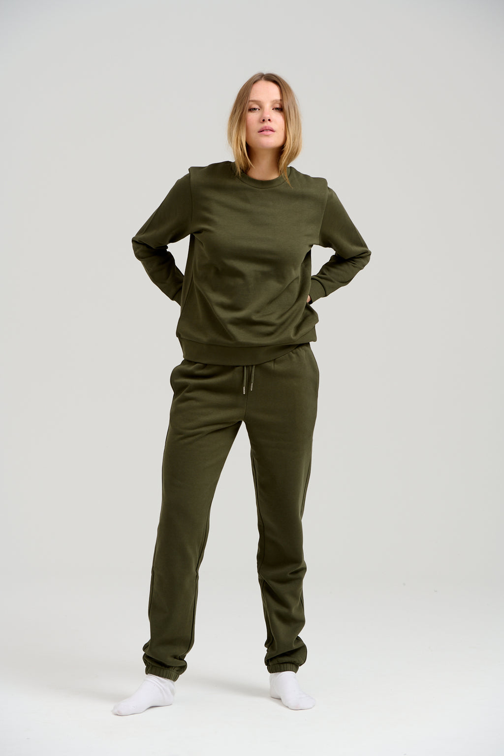 Basic Sweatsuit (Dark Green) - Package Deal (Women)