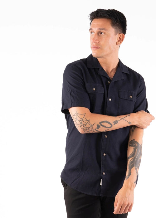 Andrew Shirt - Navy - Only & Sons - Blue
