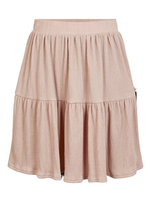 Basic soft mini skirt - Misty rose