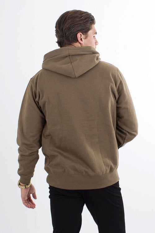 Basic hoodie - New Army - TeeShoppen - Green