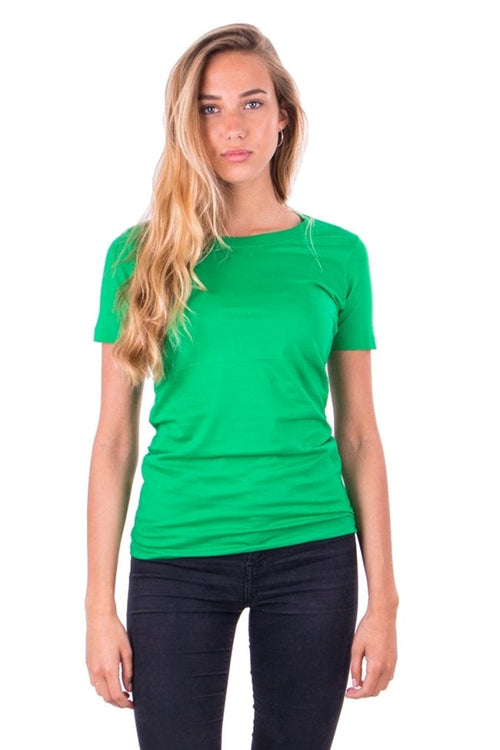 Fitted t-shirt - Green - TeeShoppen - Green