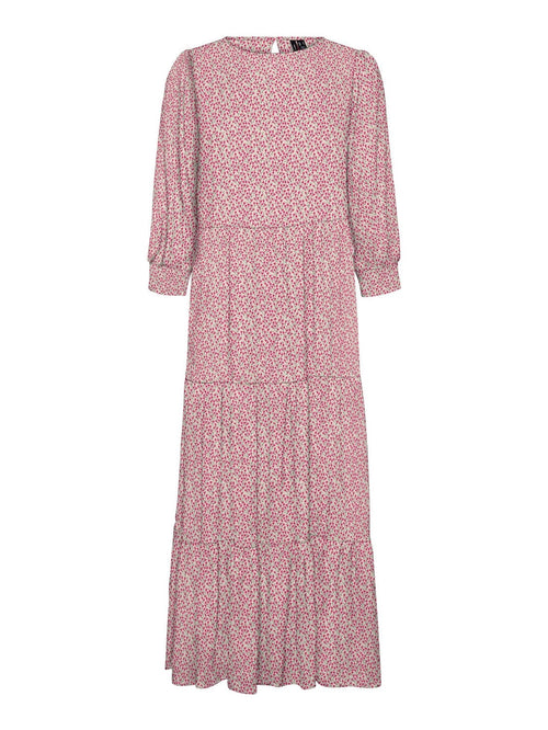 Nethe Dress - Birch FUCHSIA - Vero Moda - Pink