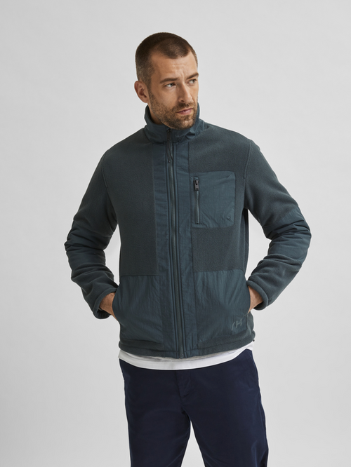 Nohr Fleece Jacket - Urban Chic - Selected Homme - Blue