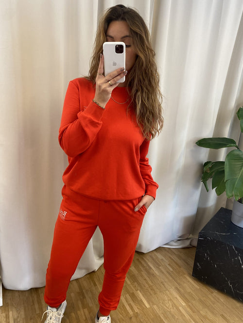 Colour Sweatpants - Red - ONLY - Red