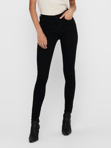Performance Jeans - Black (high-waist)