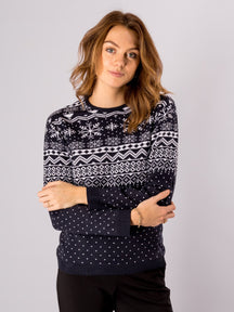 Tori Christmas knit - Navy