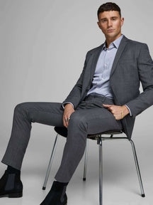 Classic Suit Trousers Slimfit - Dark Grey