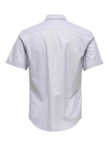 Short-sleeved shirt - Light grey