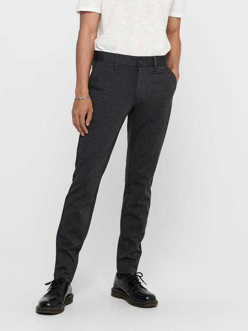 Mark Trousers - Dark Grey (stretch trousers) - Only & Sons - Grey