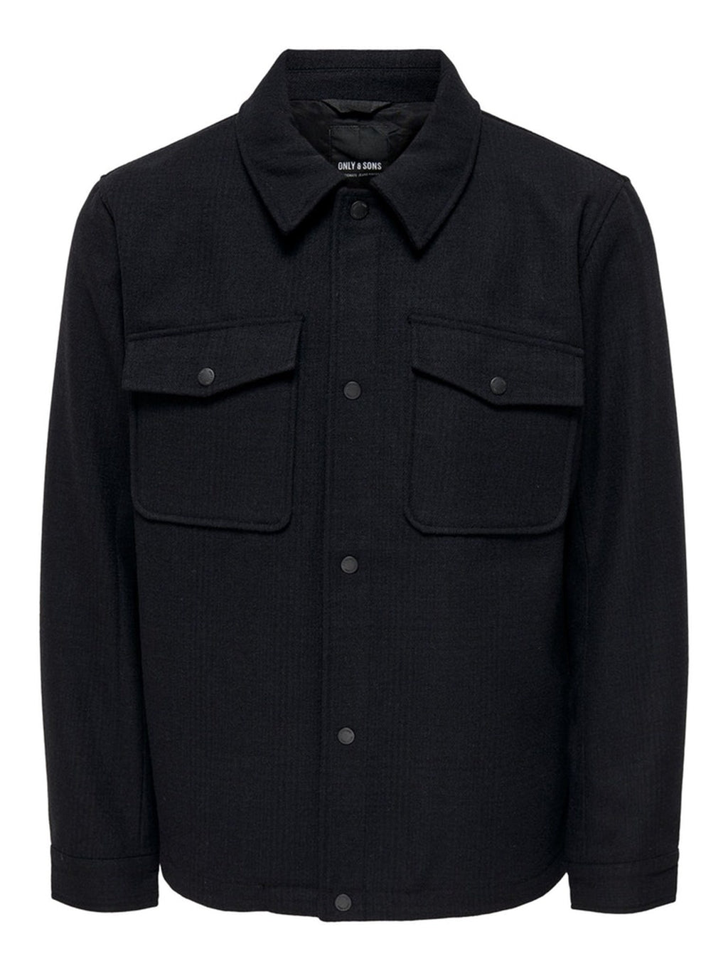Dex Patterned Jacket- Black