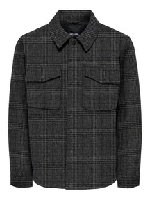 Dex Patterned Jacket- Grey