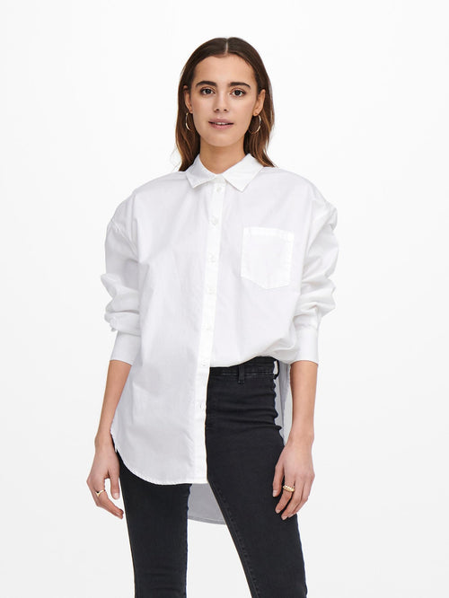 Corina Loose Shirt - White - ONLY - White