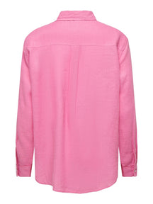 Tokyo Linen Shirt - Sachet Pink