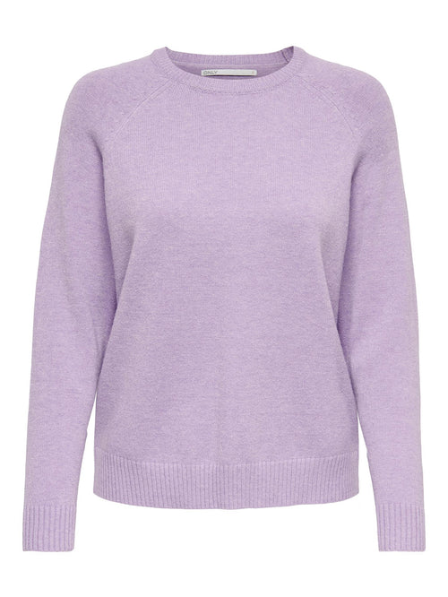 Soft Lesly Knit - Dewberry - ONLY - Purple