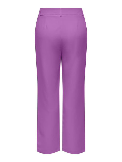 Lana-Berry Mid Straight Pants - Dewberry - ONLY - Purple