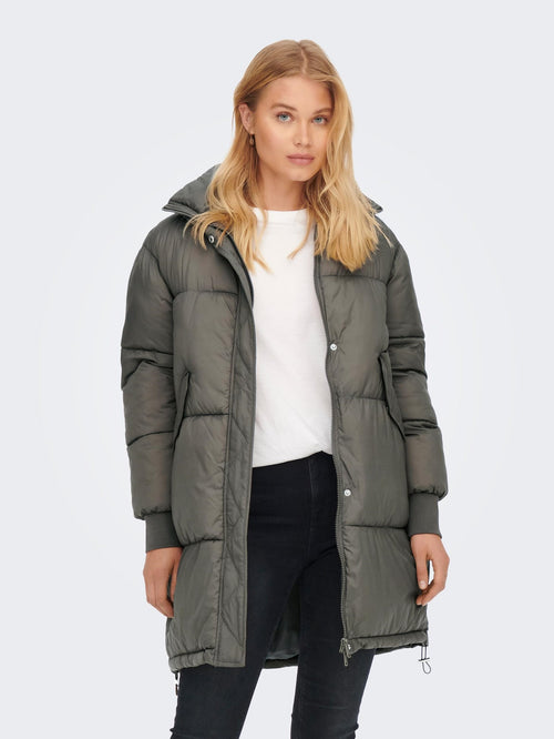 Petra Puffed Jacket - Falcon - ONLY - Grey