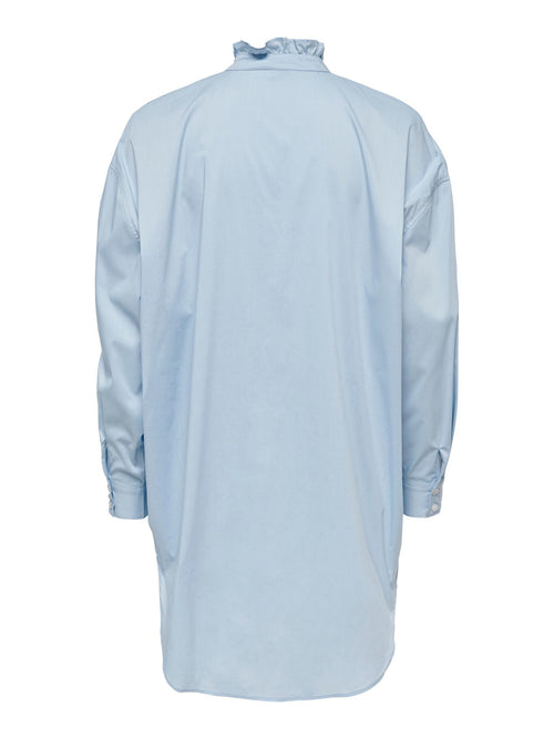 Sofia Frill Blouse - Airy blue - ONLY - Blue