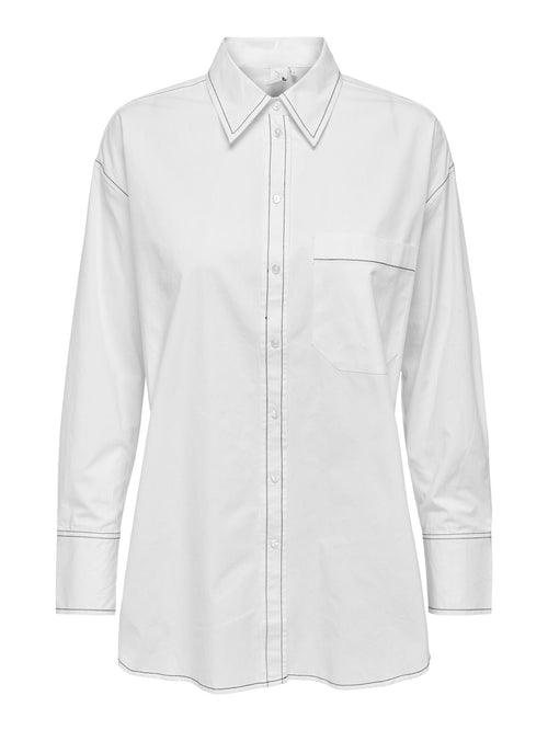 Sofia Shirt - Bright White - ONLY - White