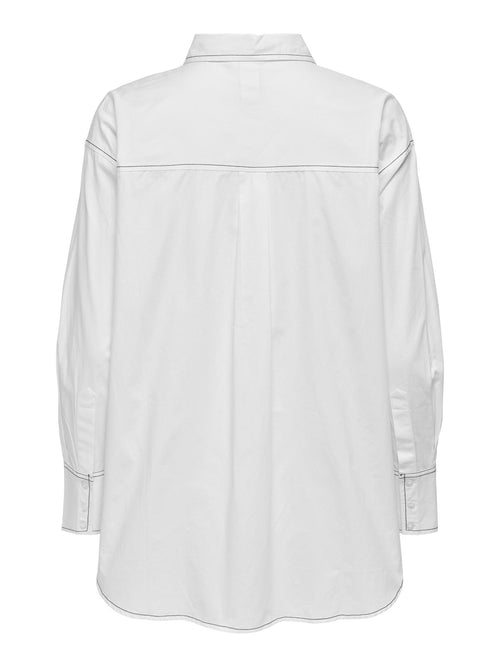 Sofia Shirt - Bright White - ONLY - White