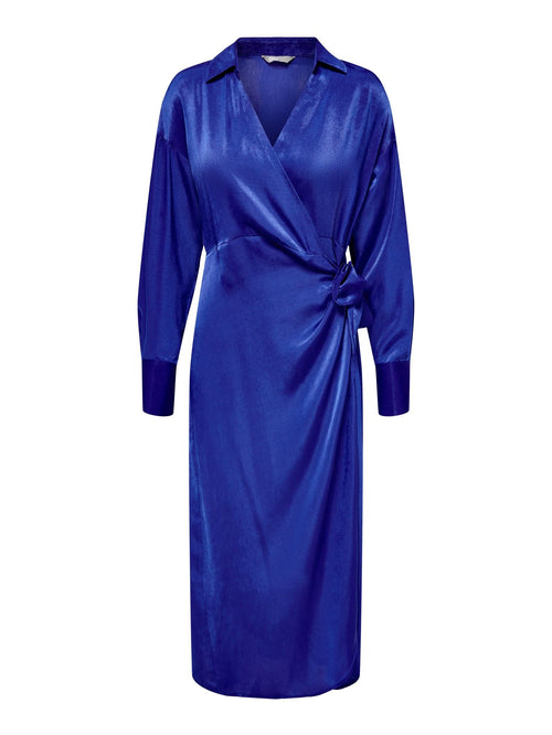 Mille Longsleeve Midi Dress - Sodalite Blue - ONLY - Blue