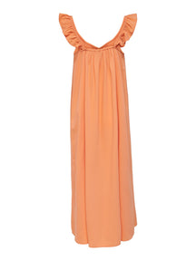 Zora Midi Dress - Sun Orange
