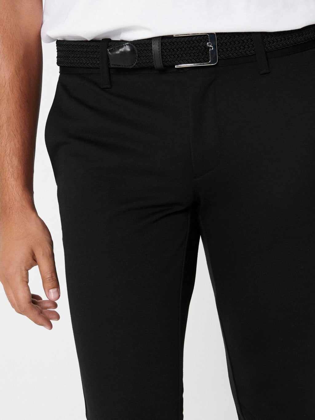 Mark Trousers - Black (stretch trousers)