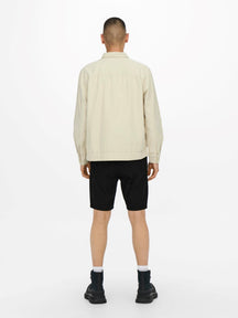 Linus Linen Shorts - Black